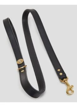 Hicks & Hides Dumbleton 20Bore Dog Lead - Black