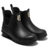 Holland Cooper Rubber Chelsea Boot - Black