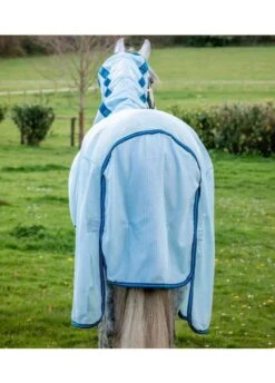 Amigo Bug Buster - Azure/Navy/Electric -Throstlenest Store horseware bug buster azure 3rdy