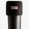 Hunter Recycled Fleece Tall Boot Sock - Black