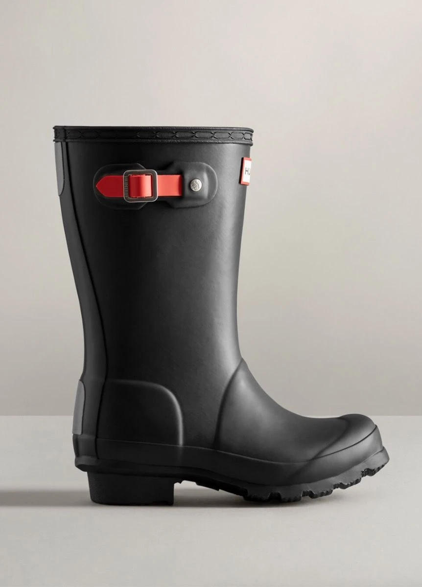 Childs Hunter Insulated Wellingtons - Black/Logo Red 2 Childs Hunter Insulated Wellingtons - Black/Logo Red - Image 2
