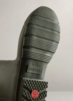 Hunter Mens Original Tall Wellington Boots - Dark Olive -Throstlenest Store huntermenstalldkolive4rdy