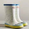 Hunter Kids First Classic Polar Bear Wellingtons - White