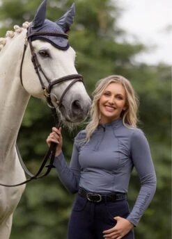 LeMieux Base Layer - Jay Blue -Throstlenest Store lm base jay 3rdy