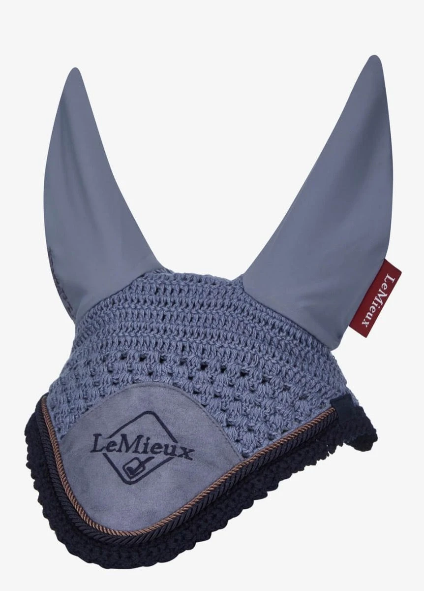 LeMieux Classic Fly Hood - Jay Blue 4 LeMieux Classic Fly Hood - Jay Blue - Image 4