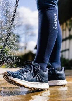 LeMieux Trax Waterproof Trainer - Navy 7 LeMieux Trax Waterproof Trainer - Navy -Throstlenest Store lm trax navy 4rdy