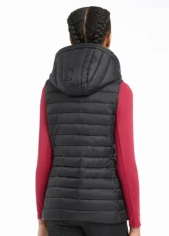 LeMieux Young Rider Milly Puffer Gilet - Black -Throstlenest Store lm yr milly gilet black 4rdy