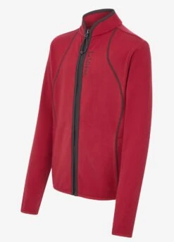 LeMieux Young Rider Felicity Fleece Zip Through - Ember -Throstlenest Store lm yrfelicity ember 1rdy