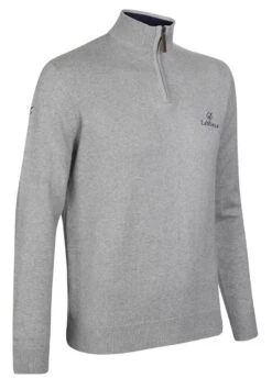 LeMieux Monsieur Mens Crew Jumper - Grey -Throstlenest Store lmjumpergrey3rdy