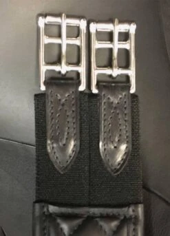 Albion New Long Girth With D-Ring - Black -Throstlenest Store longgirthblk.rdy