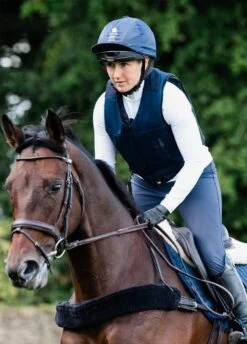 Racesafe MotionAIR Jacket - Navy -Throstlenest Store racesafe motionair navy 3rdy