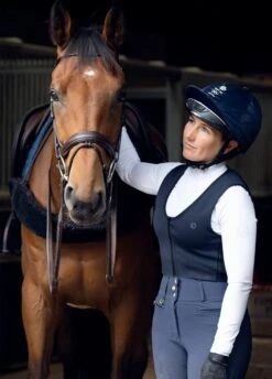 Racesafe MotionLite Back Protector - Navy -Throstlenest Store racesafe motionlite navy 3rdy