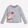 Joules Junior Raya Jersey Top - Grey Marl