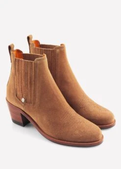 Fairfax & Favor Ladies Rockingham Ankle Boots - Tan
