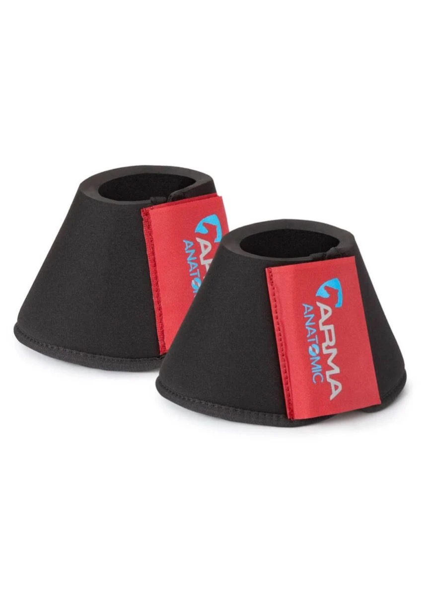 Shires Arma Neoprene Over Reach Boots - Deep Red 1 Shires Arma Neoprene Over Reach Boots - Deep Red