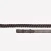 Shires Velociti Gara Plaited Leather Reins - Havana
