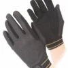 Shires Aubrion Childs Mesh Riding Gloves - Black