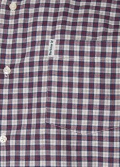 Barbour Thornley Thermo Weave Shirt - Red 10 Barbour Thornley Thermo Weave Shirt - Red -Throstlenest Store thornleyshirtredrdy