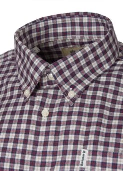 Barbour Thornley Thermo Weave Shirt - Red 11 Barbour Thornley Thermo Weave Shirt - Red -Throstlenest Store thronleyred3rdy