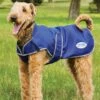 Weatherbeeta ComFITec Premier Free Parka Deluxe Dog Coat Medium - Dark Blue/Grey/White