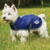 Weatherbeeta ComFITec Premier Free Parka Dog Coat Medium - Dark Blue/Grey/White