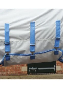 Weatherbeeta Sweet Itch Shield Combo Neck - White/Blue -Throstlenest Store wbshieldcombowhiteblue4rdy