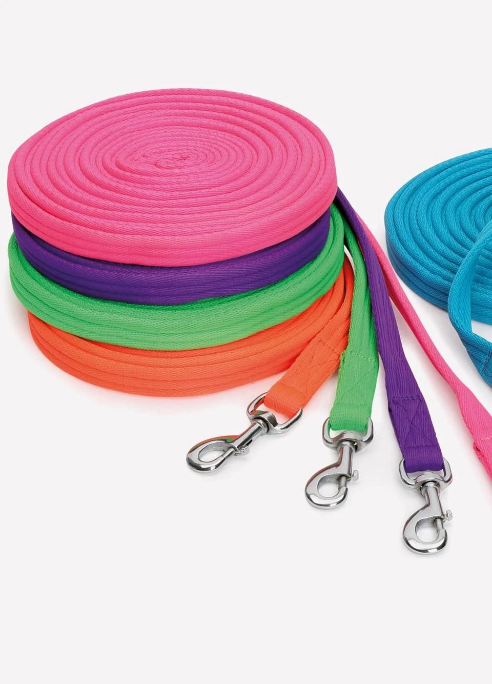 Shires Wessex Soft Feel Lunge Rein - Orange 1 Shires Wessex Soft Feel Lunge Rein - Orange