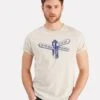 Joules Graphic Print Mens Tee - Cream