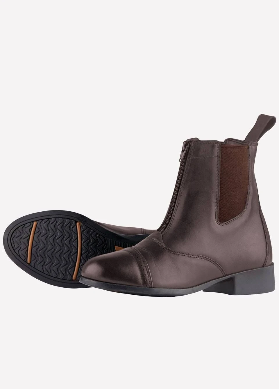 Dublin Elevation Zip Jodhpur Boots II - Brown 1 Dublin Elevation Zip Jodhpur Boots II - Brown